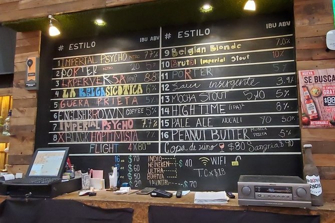 Baja Craft Beer Tasting - Key things I’d pay attention to