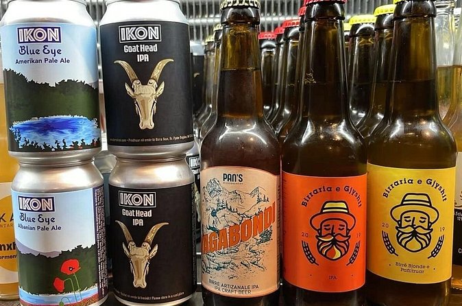 Beer Tasting Tour Tirana - Stop 3: Near Qemal Stafa Stadium and finishing with snacks