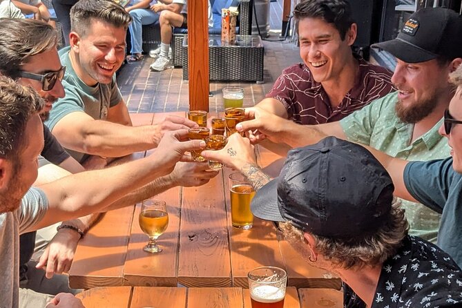 Craft Beer Walking Tour: 4 Breweries - 3 Hours - 2 Snacks - 1 Mile - Stop 3 at 575 Ross St: Cooperage energy, skylights, food trucks, and games
