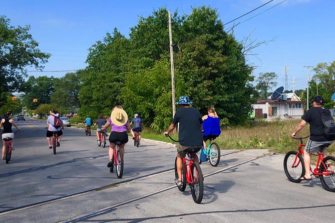 KaBrew: Traverse City's Original Kayak Brewery Tour Experience - Stop 1 at Right Brain Brewery: the bike opener and a quick first taste