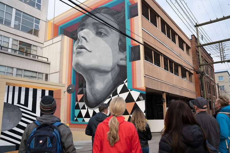 Vancouver: Street Art & Craft Beer Walking Tour with Tasting - Olympic Village Square start: getting oriented fast