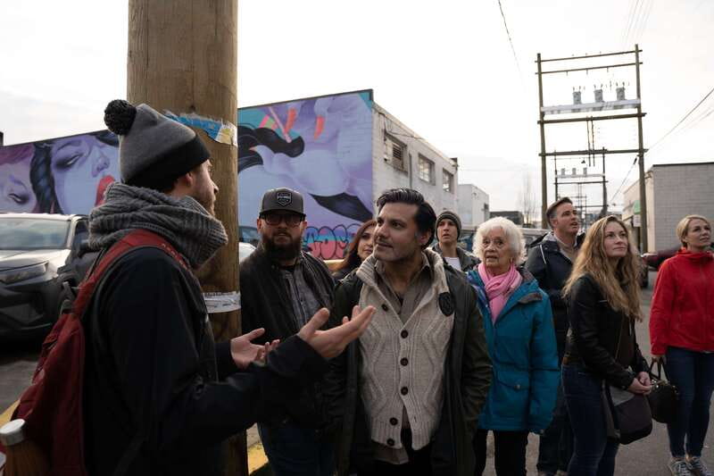 Vancouver: Street Art & Craft Beer Walking Tour with Tasting - Beaumont Studios: exclusive access and crafts-market energy