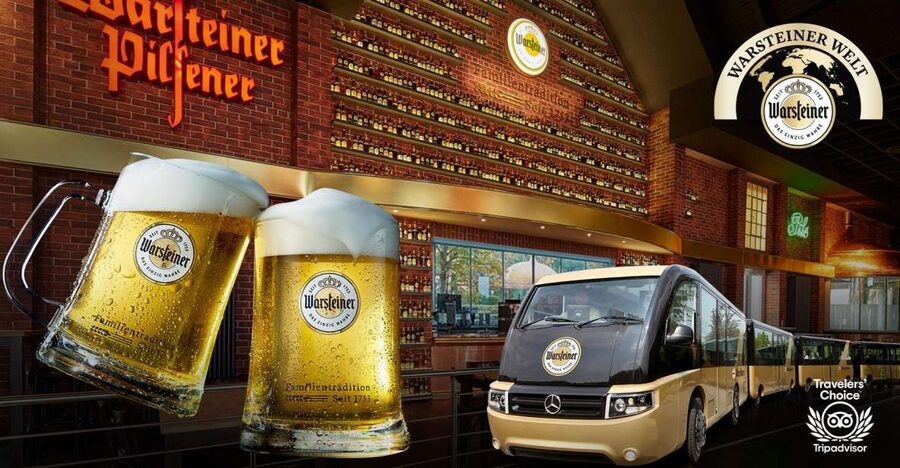 Warstein: Warsteiner World Brewery Tour - The brand exhibition: 270 years in bottles and artifacts